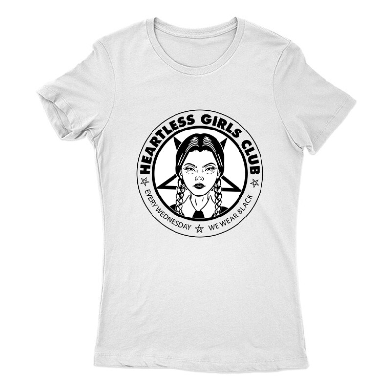 Wednesday Heartless Girl Club Női Póló