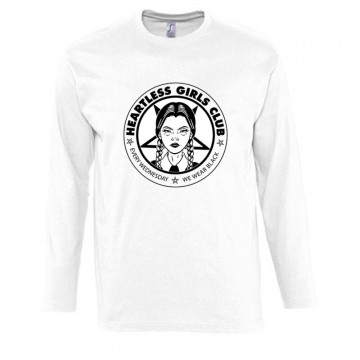 Wednesday Heartless Girl Club Hosszú Ujjú Póló