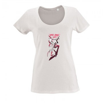 Bang Bang Baby (Hazbin Hotel) Női O Nyakú Póló