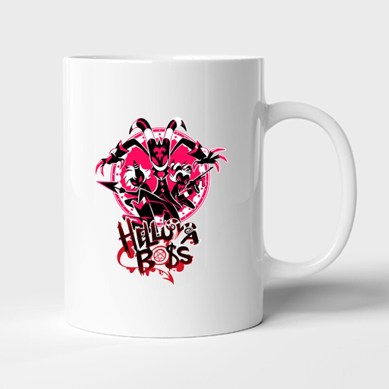 Helluva Boss with logo Bögre