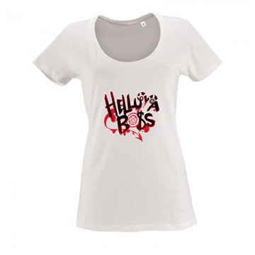 Helluva Boss Logo Női O Nyakú Póló