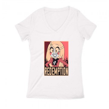 Redemption Női V Kivágott póló