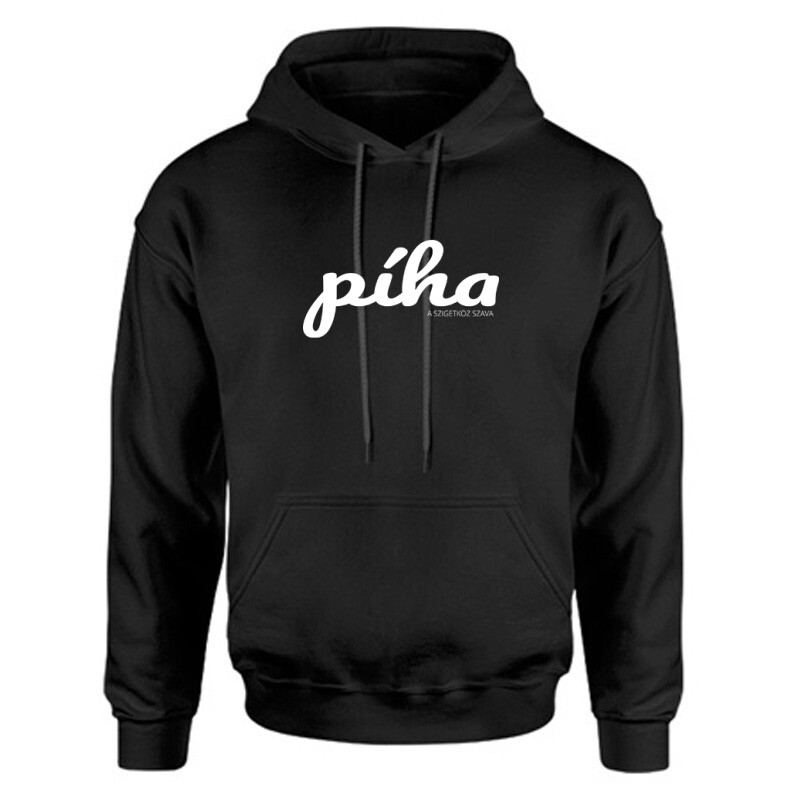 Píha Unisex Kapucnis Pulcsi