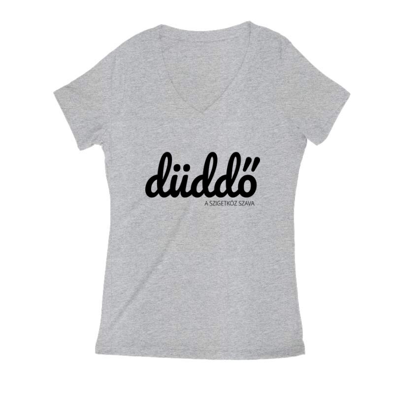 Düddő Női V Kivágott póló