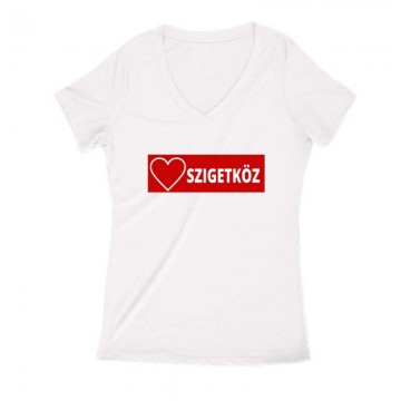 loveszigetköz Női V Kivágott póló