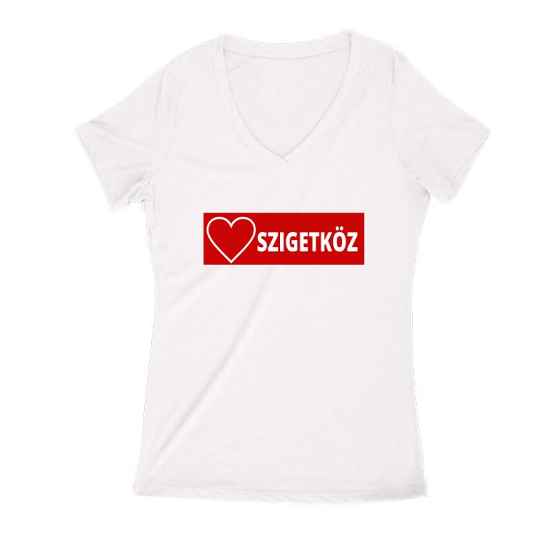 loveszigetköz Női V Kivágott póló