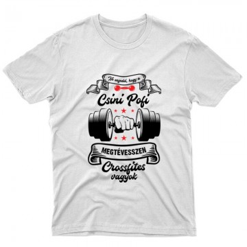 Csinipofi Crossfit Unisex Póló