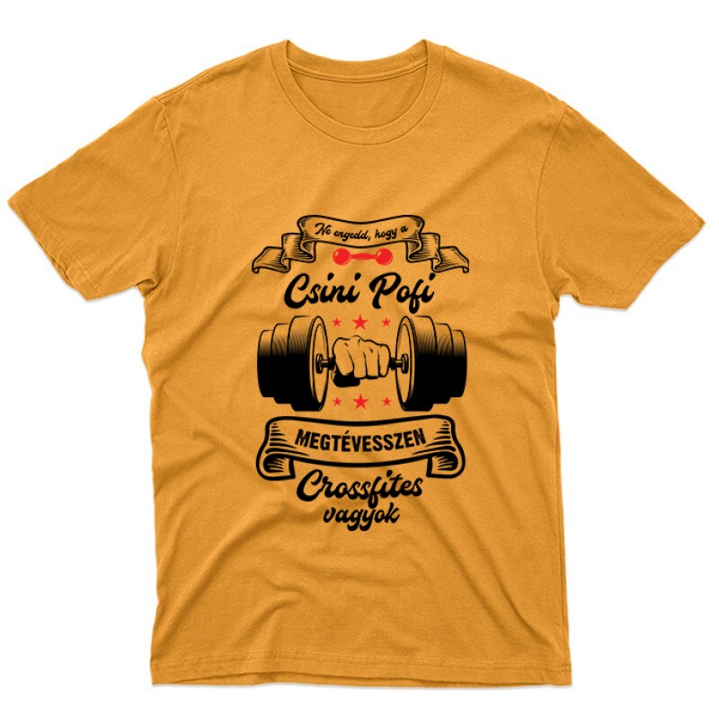 Csinipofi Crossfit Unisex Póló