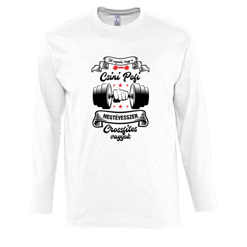Csinipofi Crossfit Hosszú Ujjú Póló