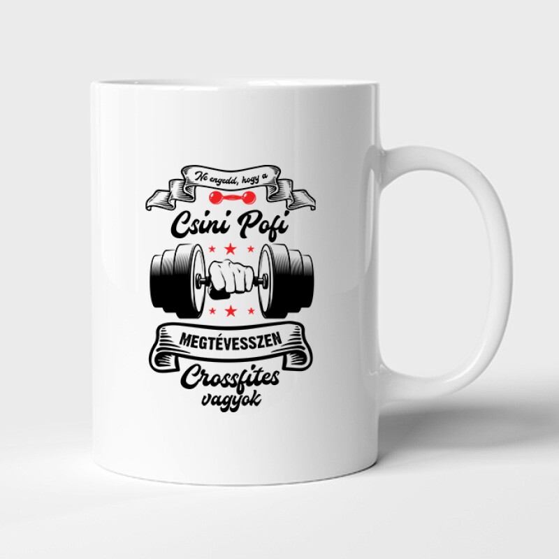 Csinipofi Crossfit Bögre