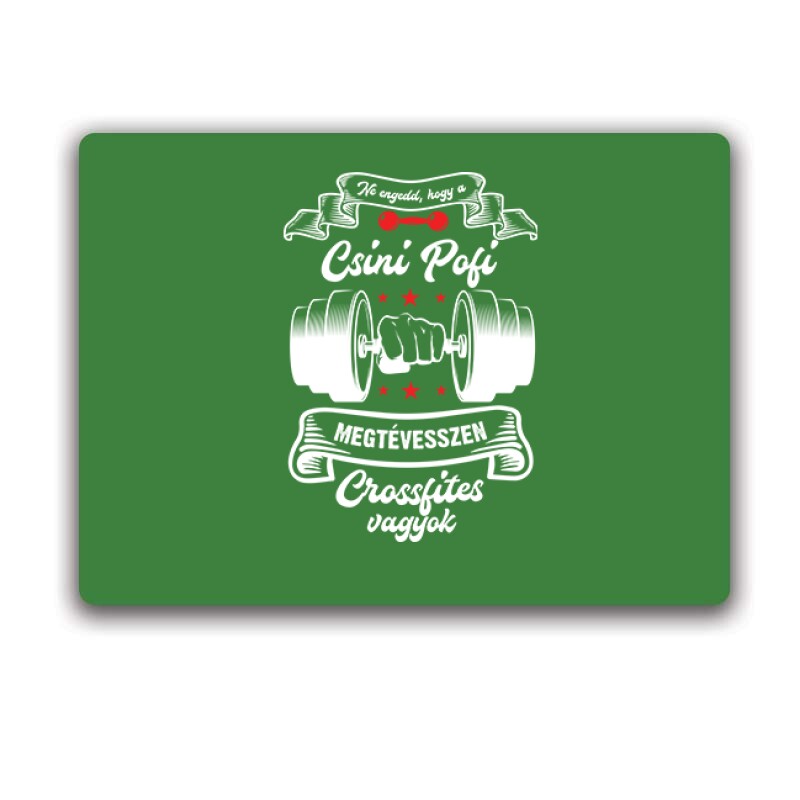 Csinipofi Crossfit Egérpad