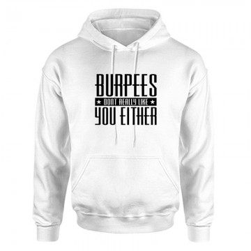 Burpees (Crossfit) Unisex Kapucnis Pulcsi