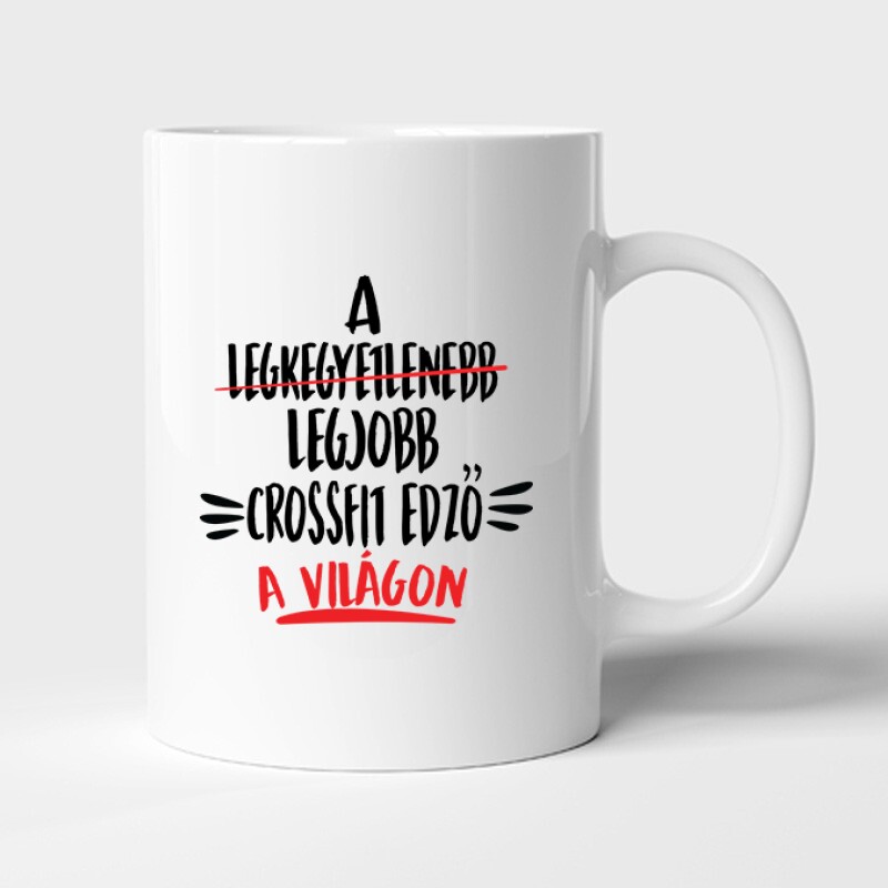 Legjobb Crossfit edző a világon Bögre