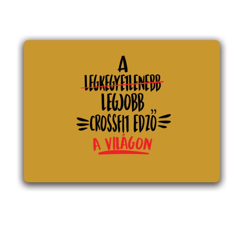Legjobb Crossfit edző a világon Egérpad