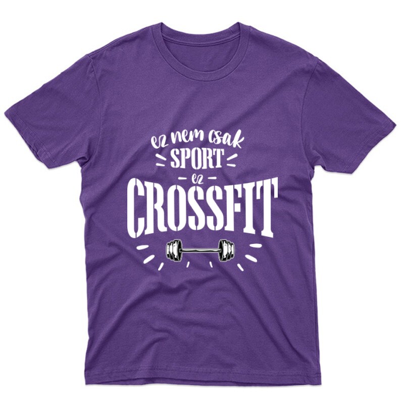 Nem csak sport Crossfit Unisex Póló