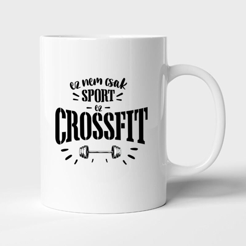 Nem csak sport Crossfit Bögre