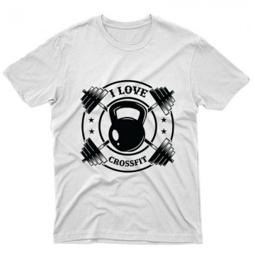 I love Crossfit Unisex Póló