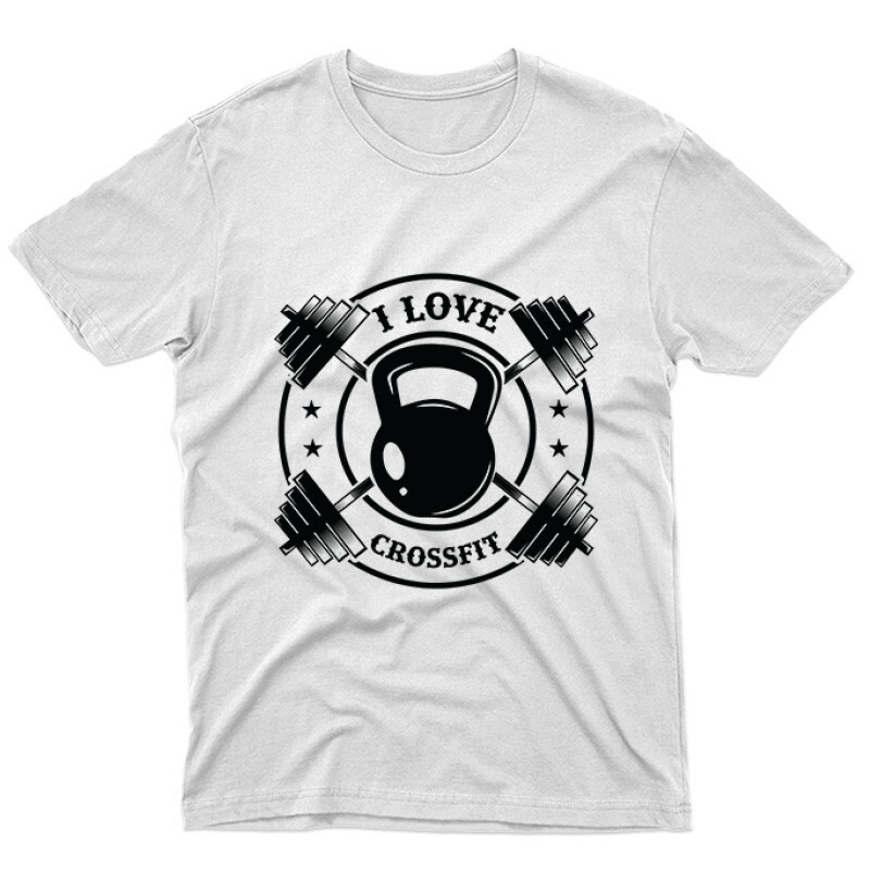 I love Crossfit Unisex Póló