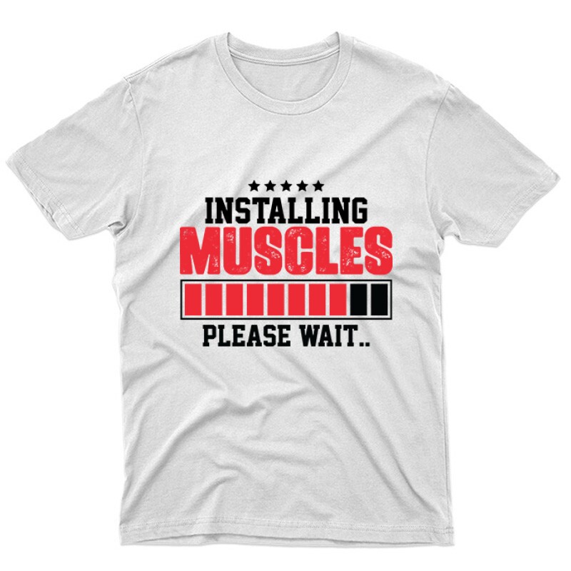 Installing Muscles Unisex Póló