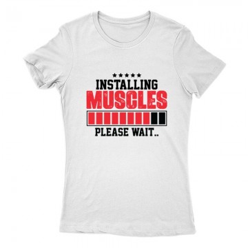 Installing Muscles Női Póló