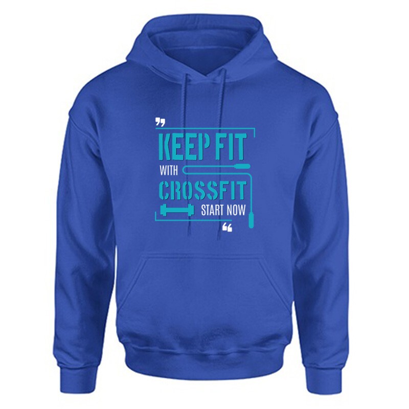 Keep Fit Unisex Kapucnis Pulcsi