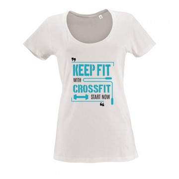 Keep Fit Női O Nyakú Póló