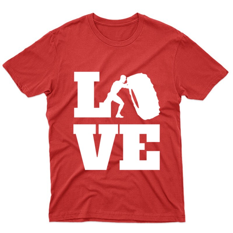 Love (Crossfit ffi alakkal) Unisex Póló