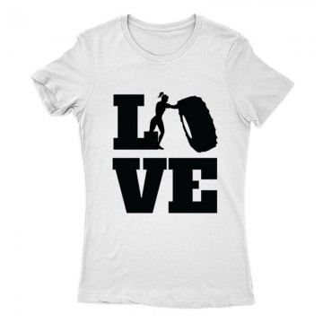 Love (Crossfit női alakkal) Női Póló