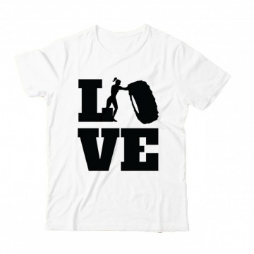 Love (Crossfit női alakkal) Gyermek Póló