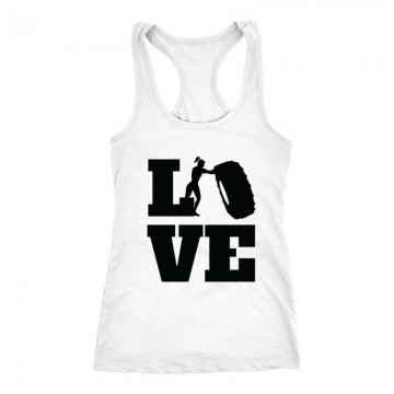 Love (Crossfit női alakkal) Női Trikó