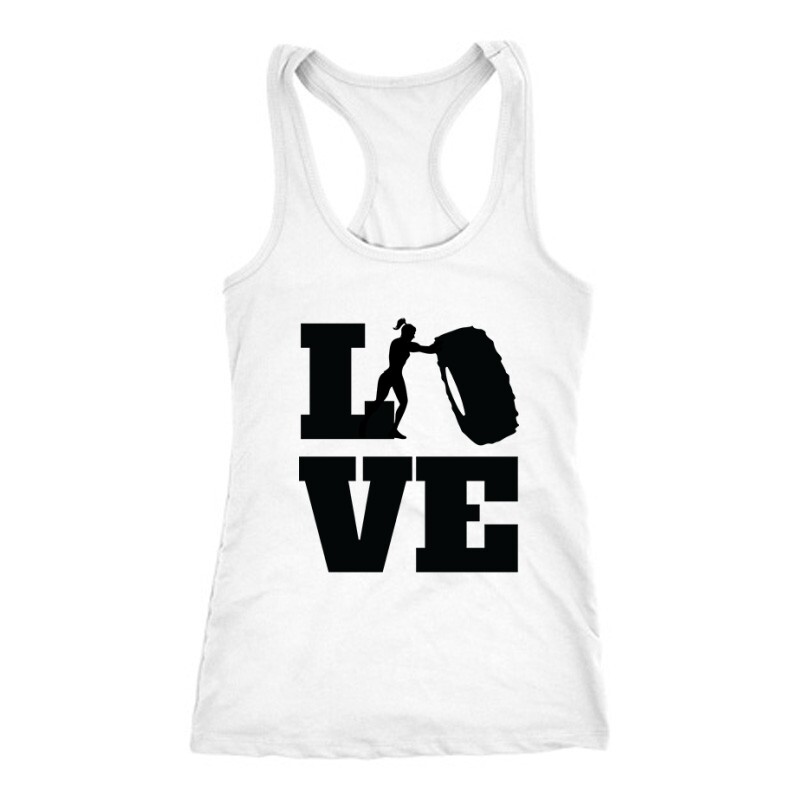 Love (Crossfit női alakkal) Női Trikó