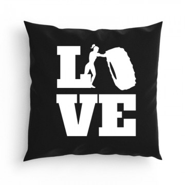 Love (Crossfit női alakkal) Párna