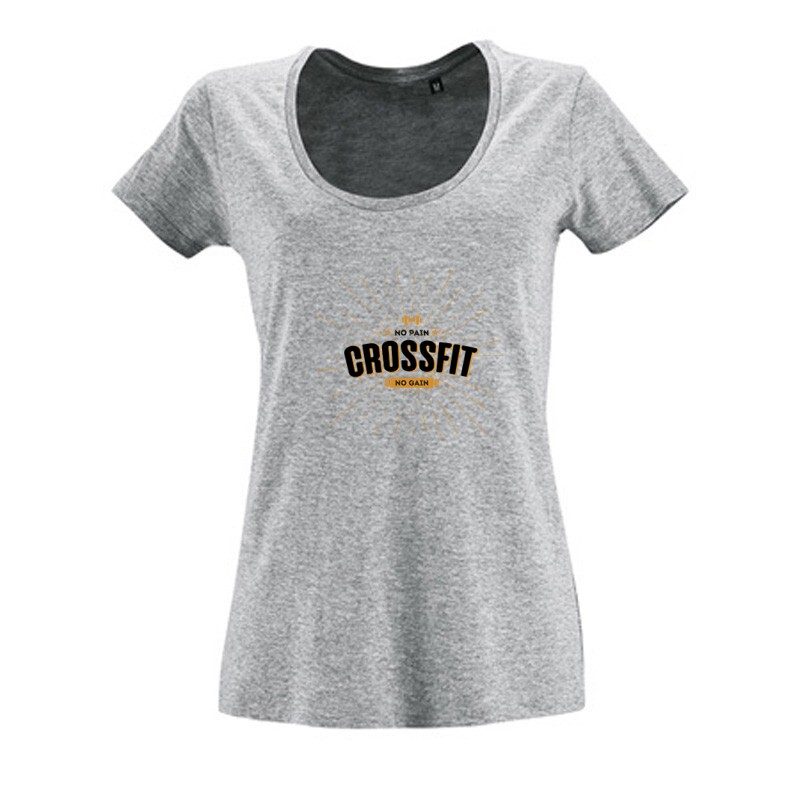 No pain No Gain Crossfit Női O Nyakú Póló