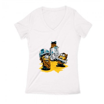 Minion Utini Női V Kivágott póló