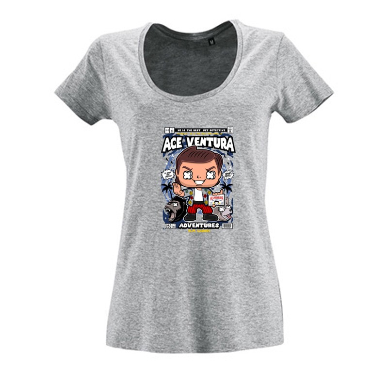 Ace Ventura Adventures Női O Nyakú Póló