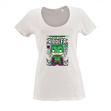 Batman Riddler Női O Nyakú Póló