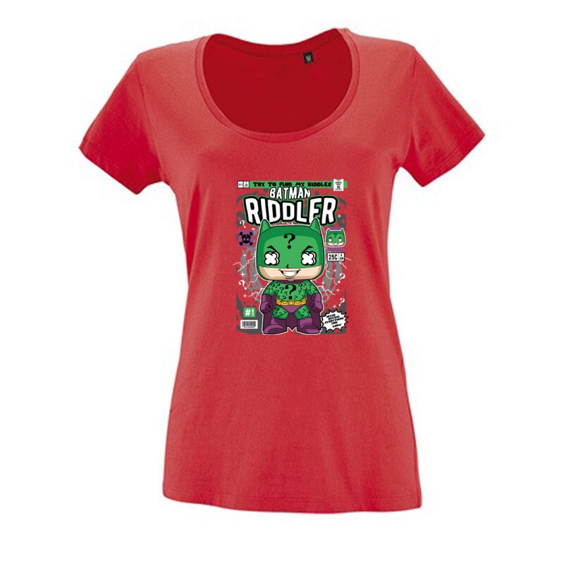 Batman Riddler Női O Nyakú Póló
