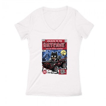 Batcave Női V Kivágott póló