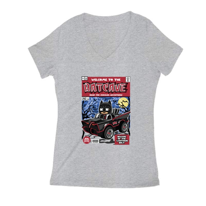 Batcave Női V Kivágott póló