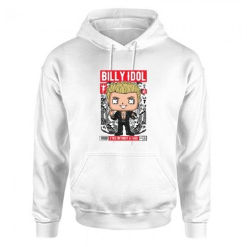 Billy Idol Unisex Kapucnis Pulcsi
