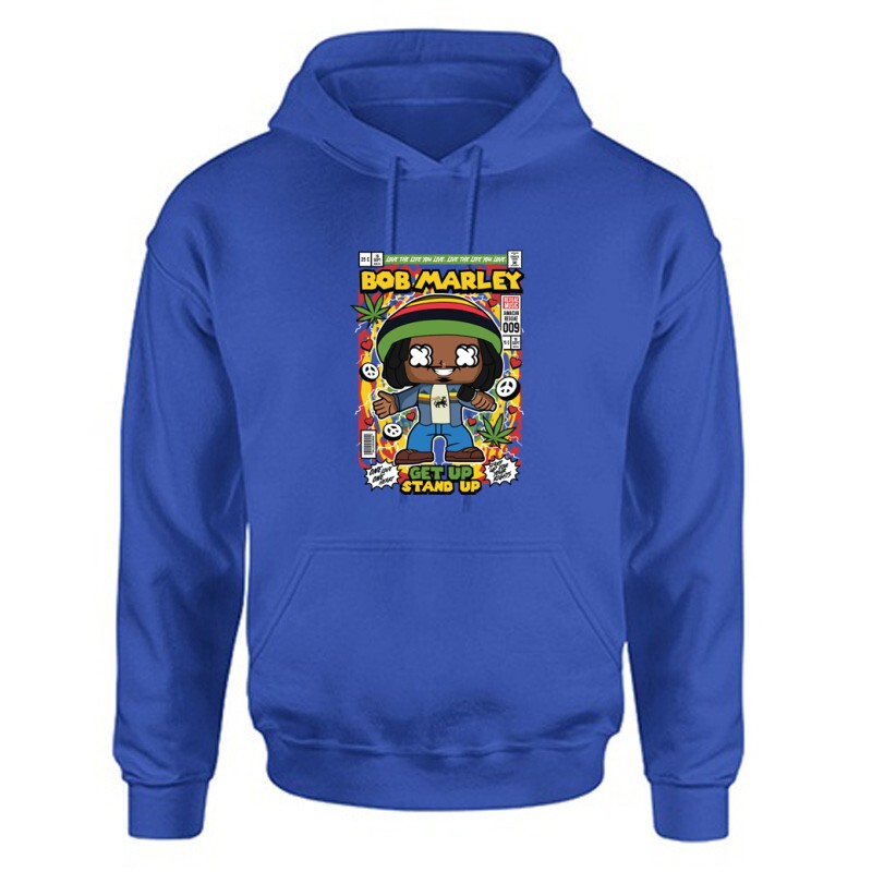 Bob Marley Unisex Kapucnis Pulcsi
