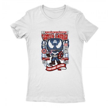 Captain America Venomize Női Póló