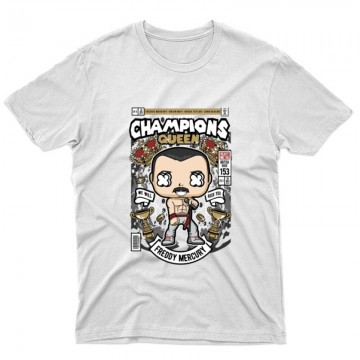 Freddie Mercury We are the Champions Unisex Póló