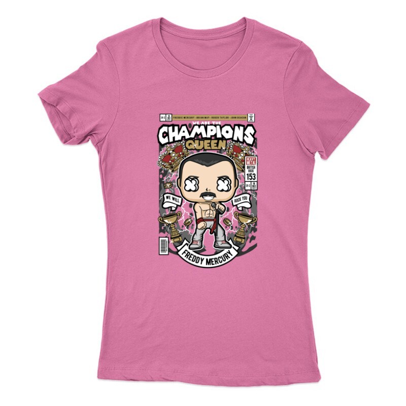 Freddie Mercury We are the Champions Női Póló