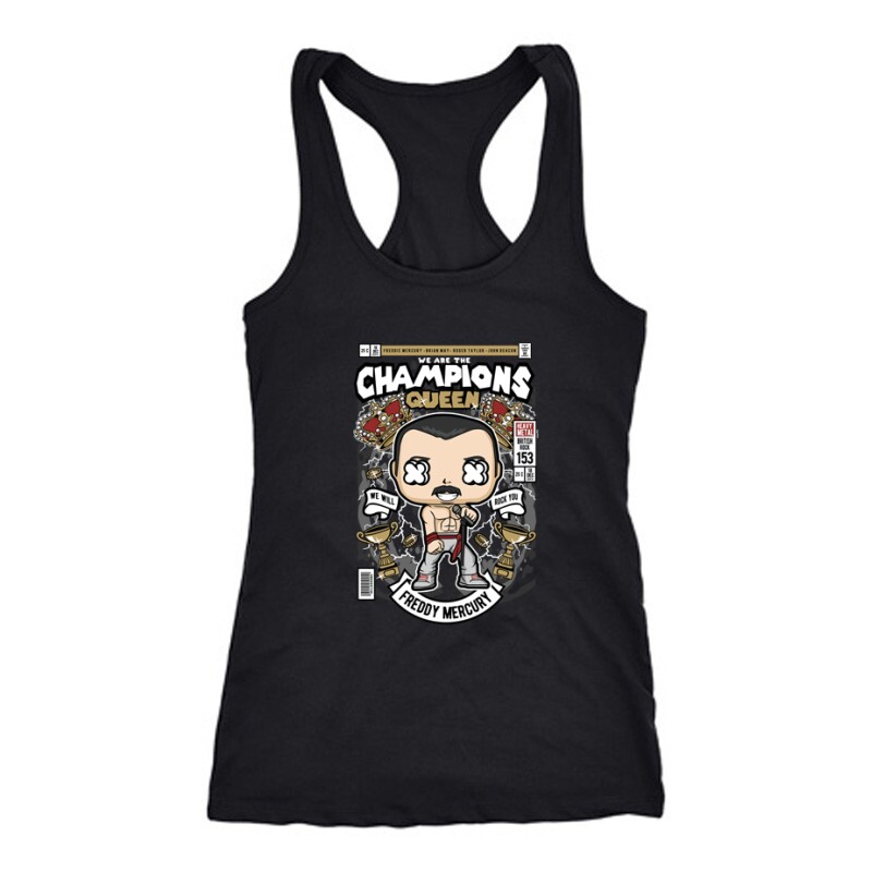 Freddie Mercury We are the Champions Női Trikó