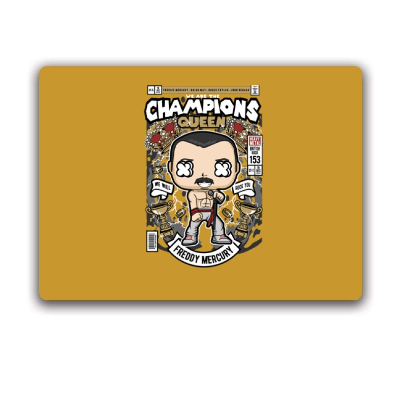 Freddie Mercury We are the Champions Egérpad