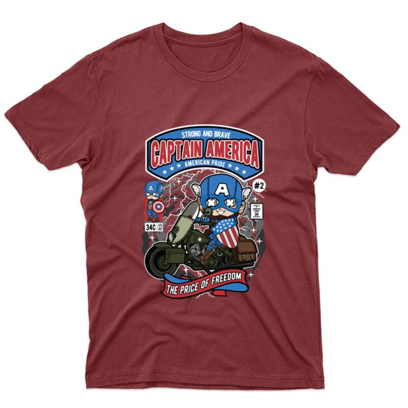 Captain America Unisex Póló