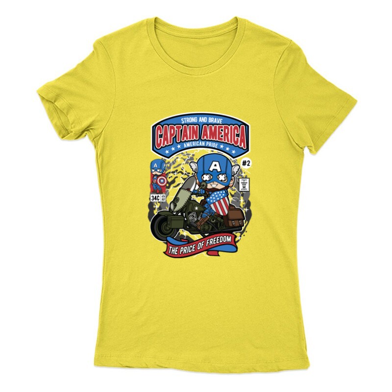 Captain America Női Póló