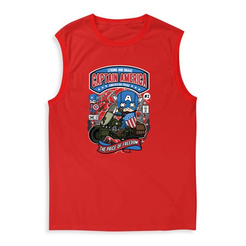 Captain America Férfi Trikó