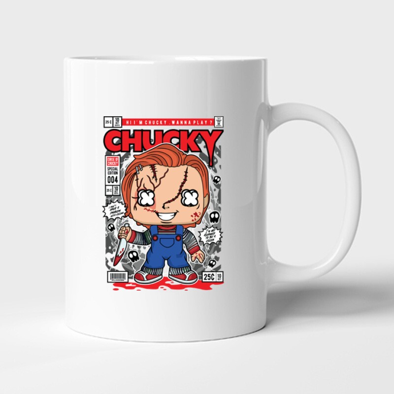 Chucky Pop Art Bögre